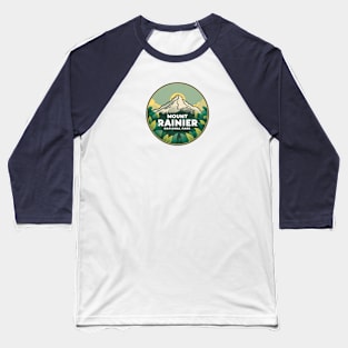 Mount Rainier National Park Washington State Baseball T-Shirt